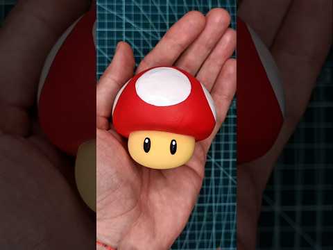 Cómo hacer la Seta de Mario Bros con Foamy Moldeable #supermario #clay