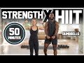 50 Minute Full Body Dumbbell Strength & HIIT Workout ( Build Muscle / Burn Body Fat)