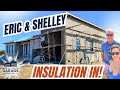Eric & Shelley's RV Garage Home Build Update | Insulation Installed & Stucco Progress