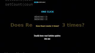 React State Batching Explained ⚛️ Why 3 Updates Don't Mean 3 Renders!