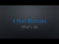 4 Non Blondes What&#39;s Up Lyrics