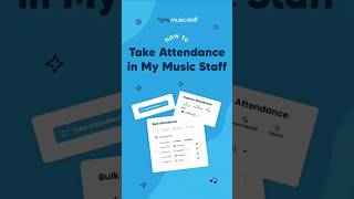 How To Take Attendance in My Music Staff