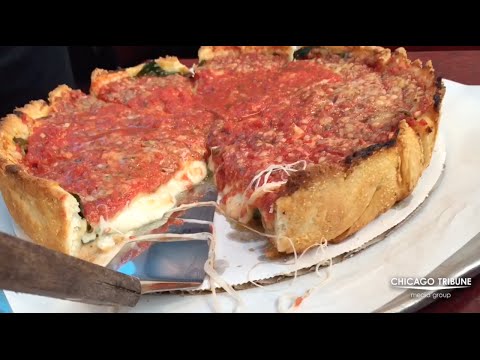 Making of Nancy's Stuffed Pizza