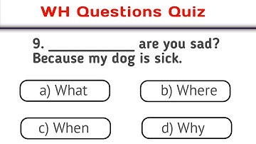 Wh question quiz | wh questions test | wh question quiz with answers | Ladla Education