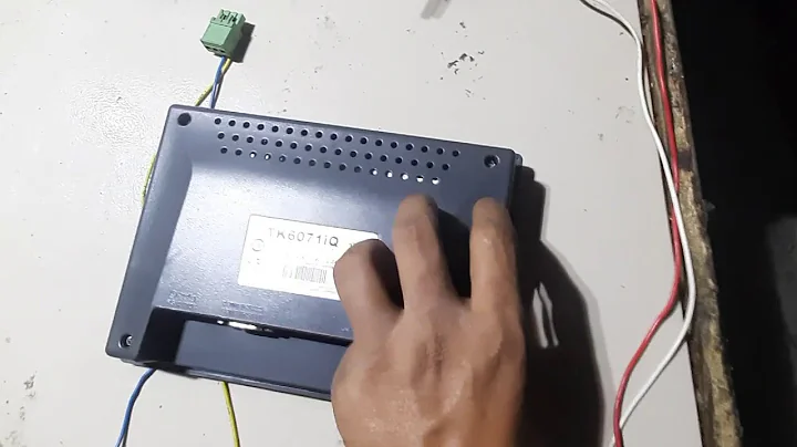 Weintek TK6071 IQ HMI Touch Screen Calibration