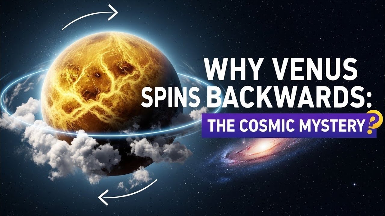 Why Venus Spins Backwards: The Cosmic Mystery