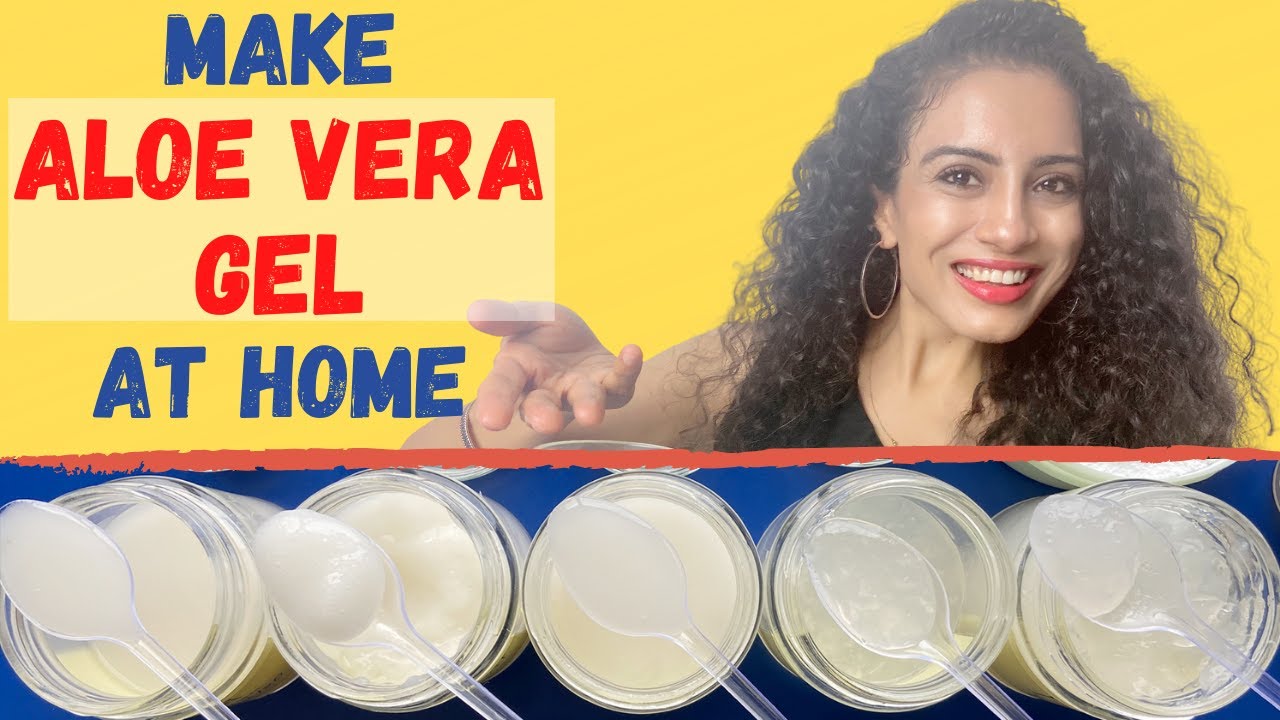 How To Make Market Type Thick Aloe Vera Gel at Home | DIY Aloe Vera Gel