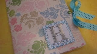A stationary folder made using only one (or two in this case) piece...