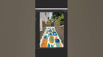Photoshop short Tutorial   Add art on the stairs