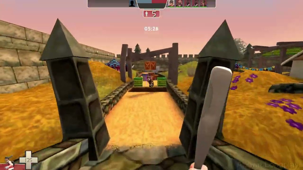 Team Fortress 2 DR Crash Bandicoot Deathrun TF2 Gameplay