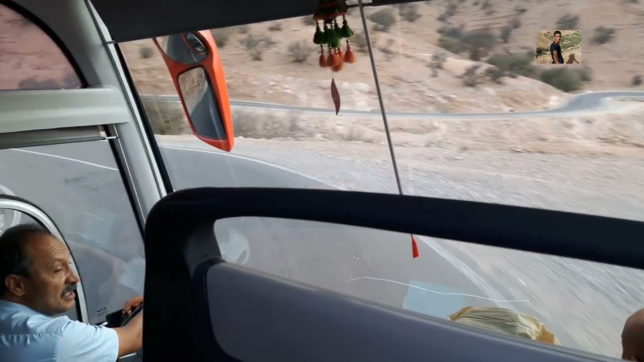 منعرجات واسكسو بين إغرم وتارودانت عبر الحافلة 2023