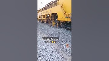 Ballast Duomatic Tamping Machine ( Dfccil Railway Track) #railway #dfccil