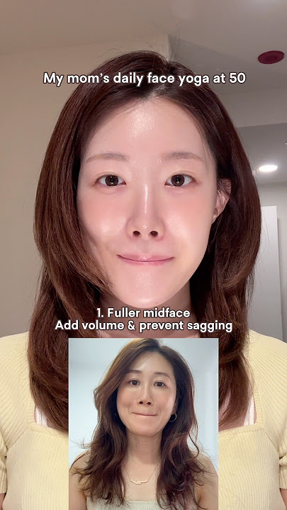 50 y.o. mom’s face yoga to stay youthful #shorts