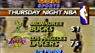 Milwaukee Bucks @ Los Angeles Lakers 11/15/83 Part 2