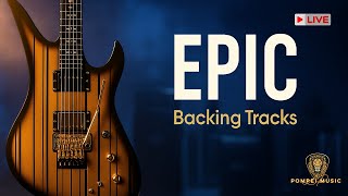 LIVE Epic Backing Tracks | Rock Blues Jazz R&amp;B Guitar Improv