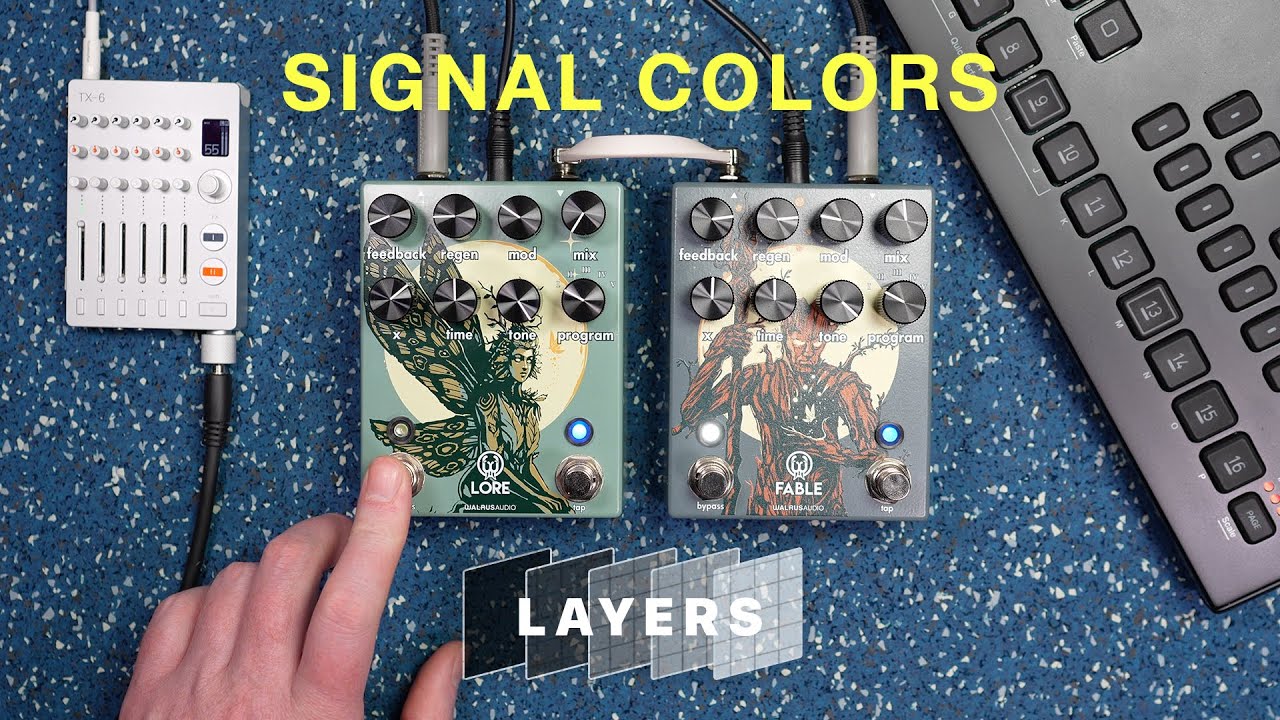 Walrus Audio Fable + Lore - Stacked Granular Reverb - YouTube