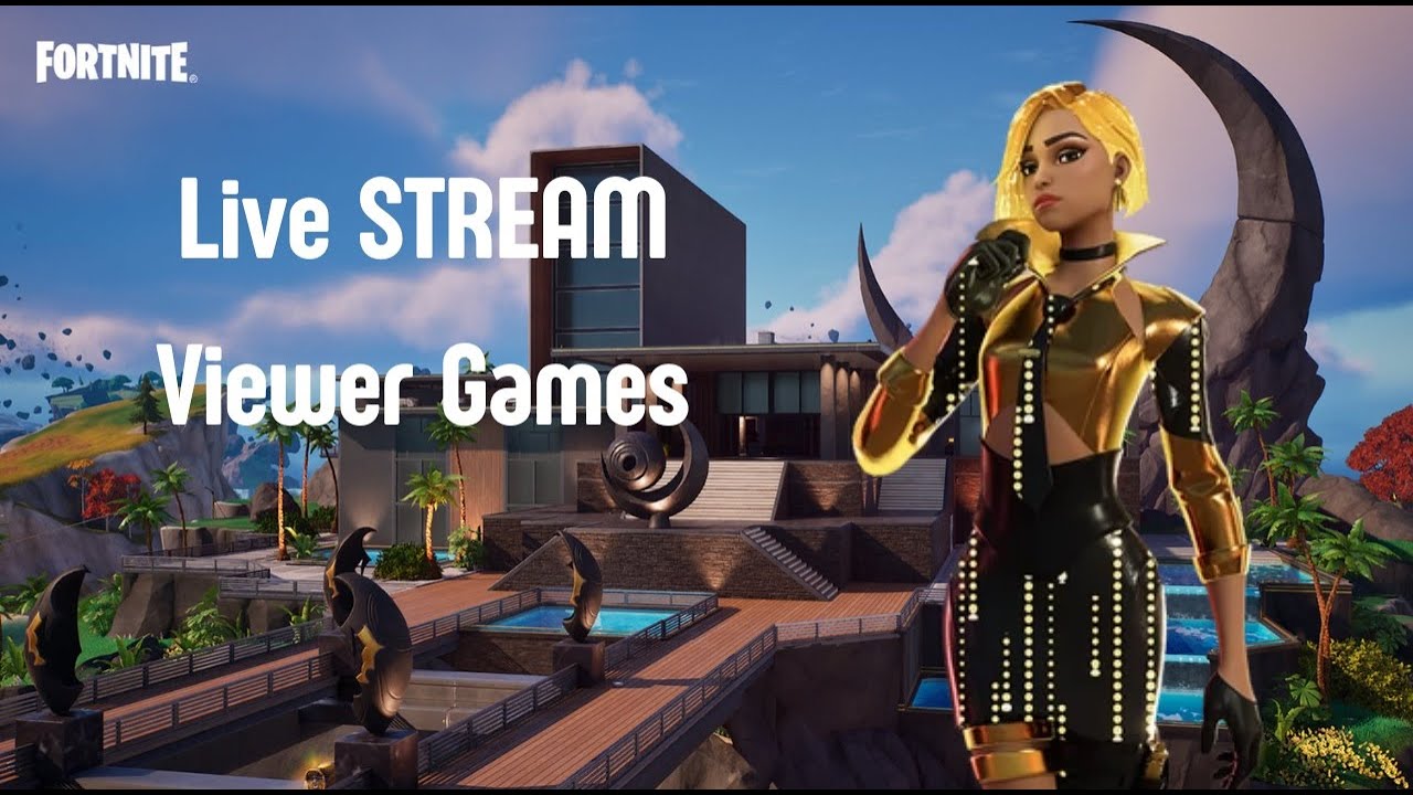 Live Gaming LIVE Fortnite Stream: VIEWER GAMES! - YouTube