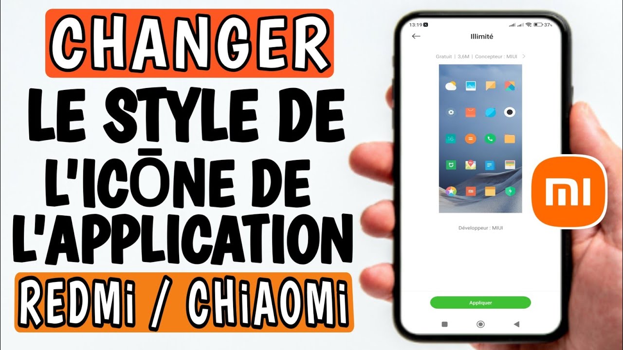 Comment changer le style de l'icône de l'application sur Xiaomi Redmi ...