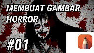 Membuat Gambar Horor  di Sketchbook apk screenshot 1