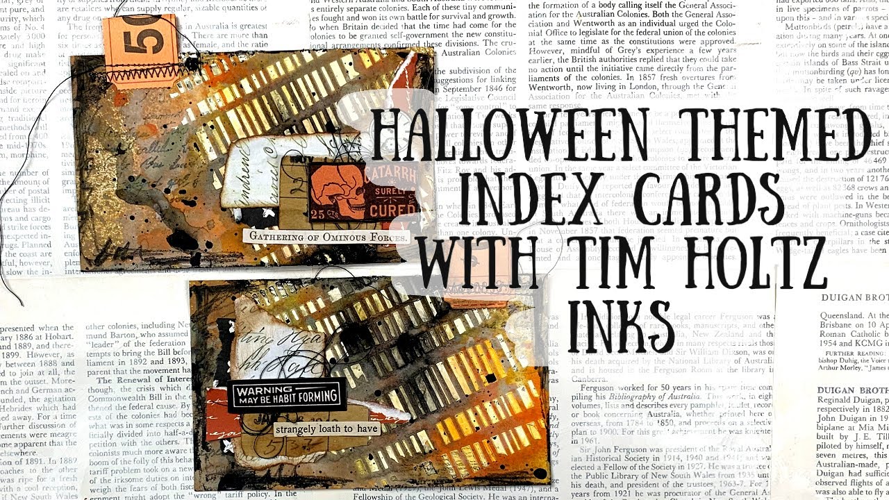 ハロウィンのジャンクジャーナル Halloween4 ハロウィンのジャンク