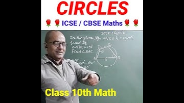 Circle ⭕ ICSE / CBSE Class 10 Maths ⭕ Circles #shorts #youtubeshorts #short