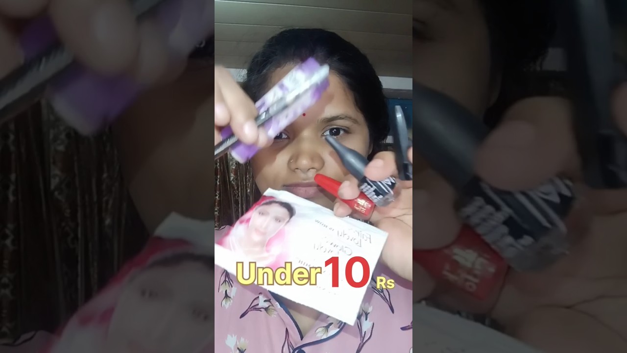 Makeup Tutorial Under 10rs 