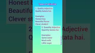 Adjective in English Grammar | Types of Adjective with Examples | Easy English Grammar