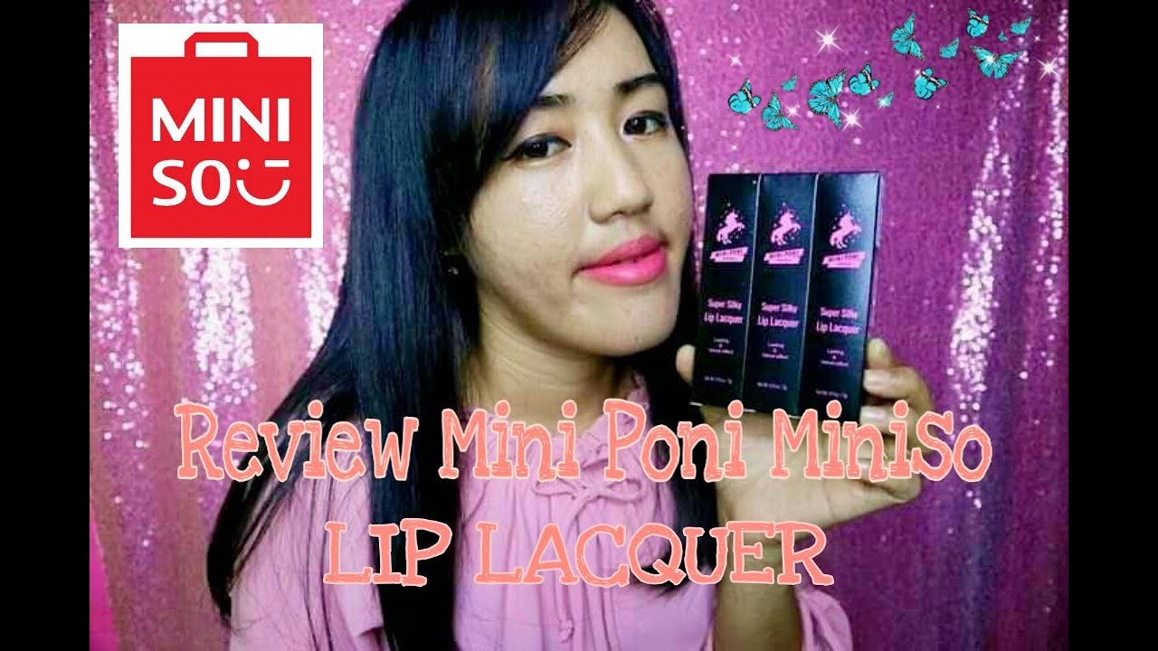 review-mini-poni-miniso-super-silky-lip-lacquer-youtube