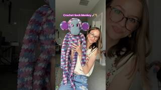 Crochet sock monkey! 🧦🐒 crochet pattern by me; coming soon! #crochet #amigurumicrochet #amigurumi