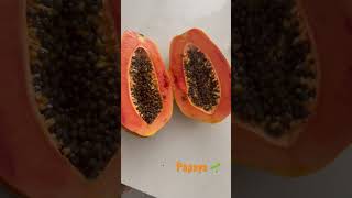 Papaya fruit is filled with high levels of antioxidants vitamin A, vitamin C, and vitamin E.