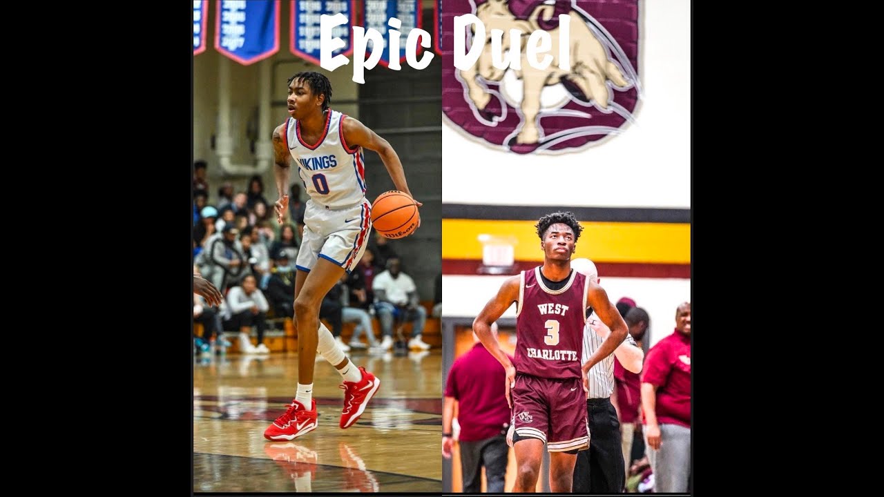 North Mecklenburg VS West Charlotte: 5 Star Isaiah Evans VS Chadlyn Traylor. CRAZY!!! EVANS IS HIM!!