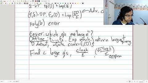 Lecture 9A: Sparse Vector - Above Threshold