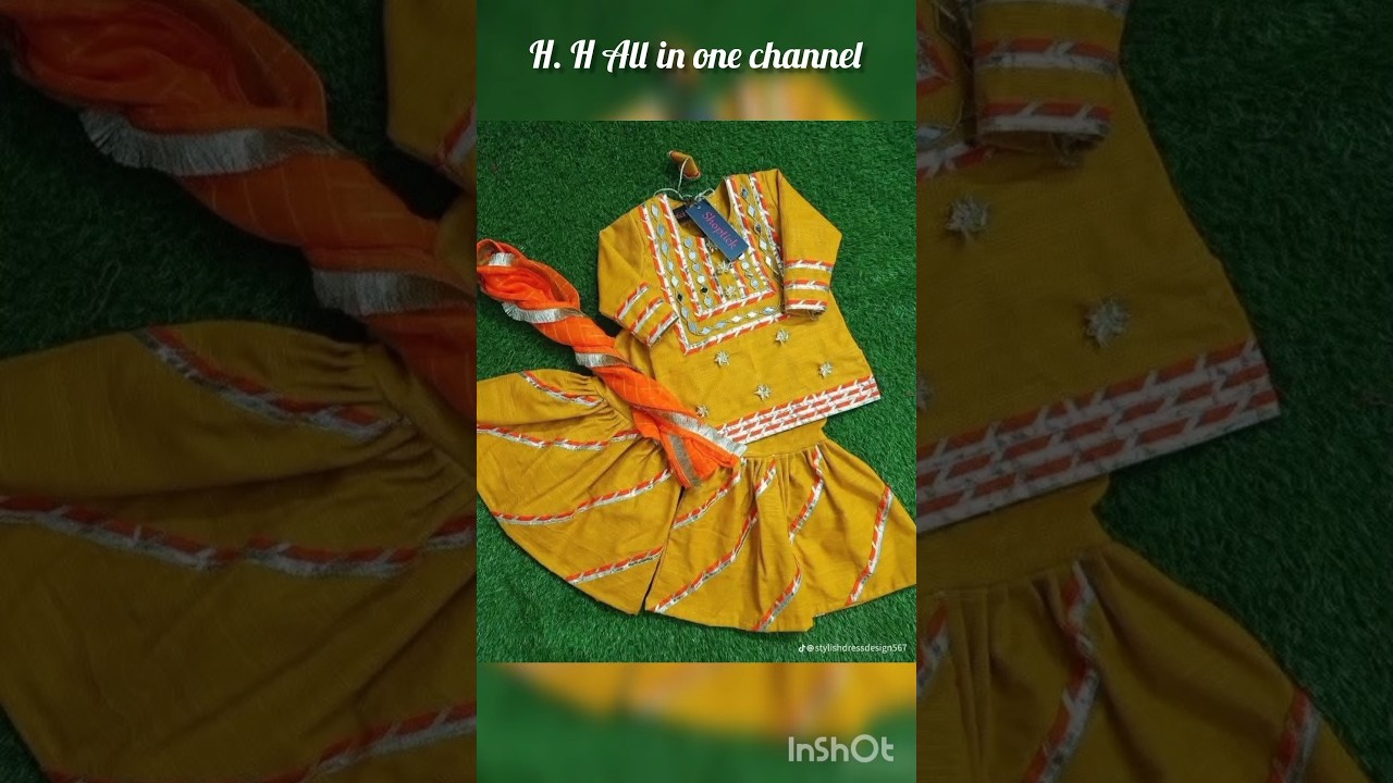 how to New 2025 Gota Patti Dress Designs For Baby Girls||Baby Girls Gota Kinari Dresses 