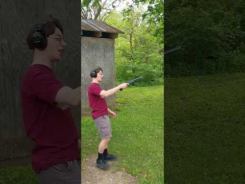 First Time Shooting the 410 pistol - Rossi Brawler