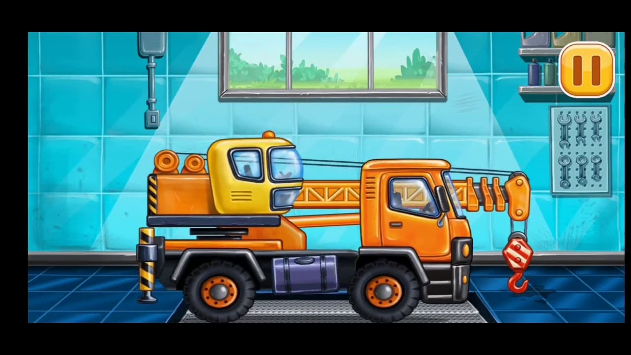 Мультик про машинки. Подъемный кран. (15 серия) - YouTube