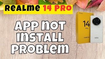 App not install problem Realme 14 Pro || How to solve app issues (Tutorial)