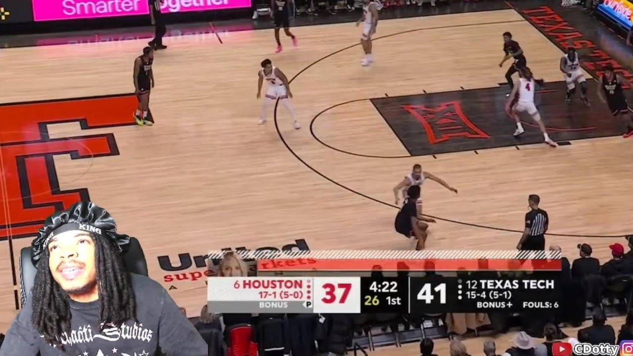BEST PLAYERS MET!!! #12 Texas Tech vs #6 Houston College Basketball Highlights (reaction)