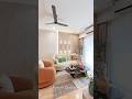 Luxury Living Room with Modular TV Panel & Elegant Decor