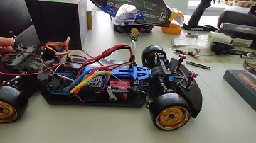 My RC Drift Car Brushless Setup and ESC Program card settings!