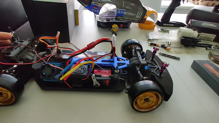 My RC Drift Car Brushless Setup and ESC Program card settings!