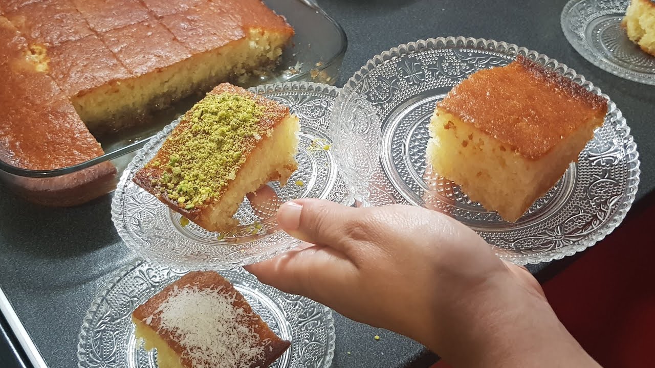 Revani Tatlisi Gateau Traditionnel A La Semoule Youtube