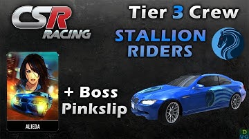 CSR Racing | Tier 3 Crew Battle - Stallion Riders + Boss Pinkslip - Alieda
