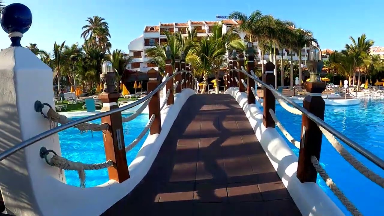 HOTEL PARQUE SANTIAGO 3 PLAYA DE LAS AMERICAS TENERIFE CANARY ISLANDS # tenerife #canaryislands - YouTube