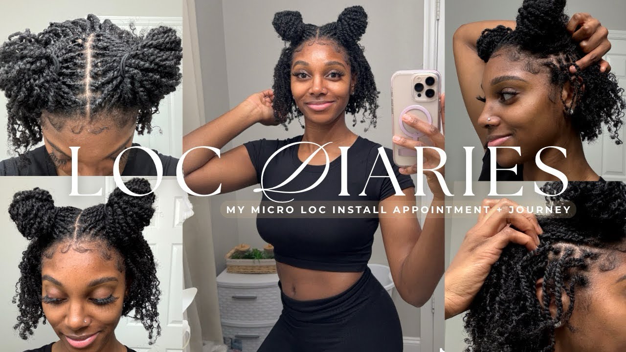 MICRO LOC INSTALL | TWO STRAND TWISTS STARTER LOCS | MY MICRO LOC JOURNEY BEGINS
