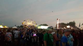 Sunset walk from our tent to Pretty Lights Live at Summer Camp- 05.27.17