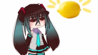 “Miku” eats lemon and dies||Demon slayer||Gacha club
