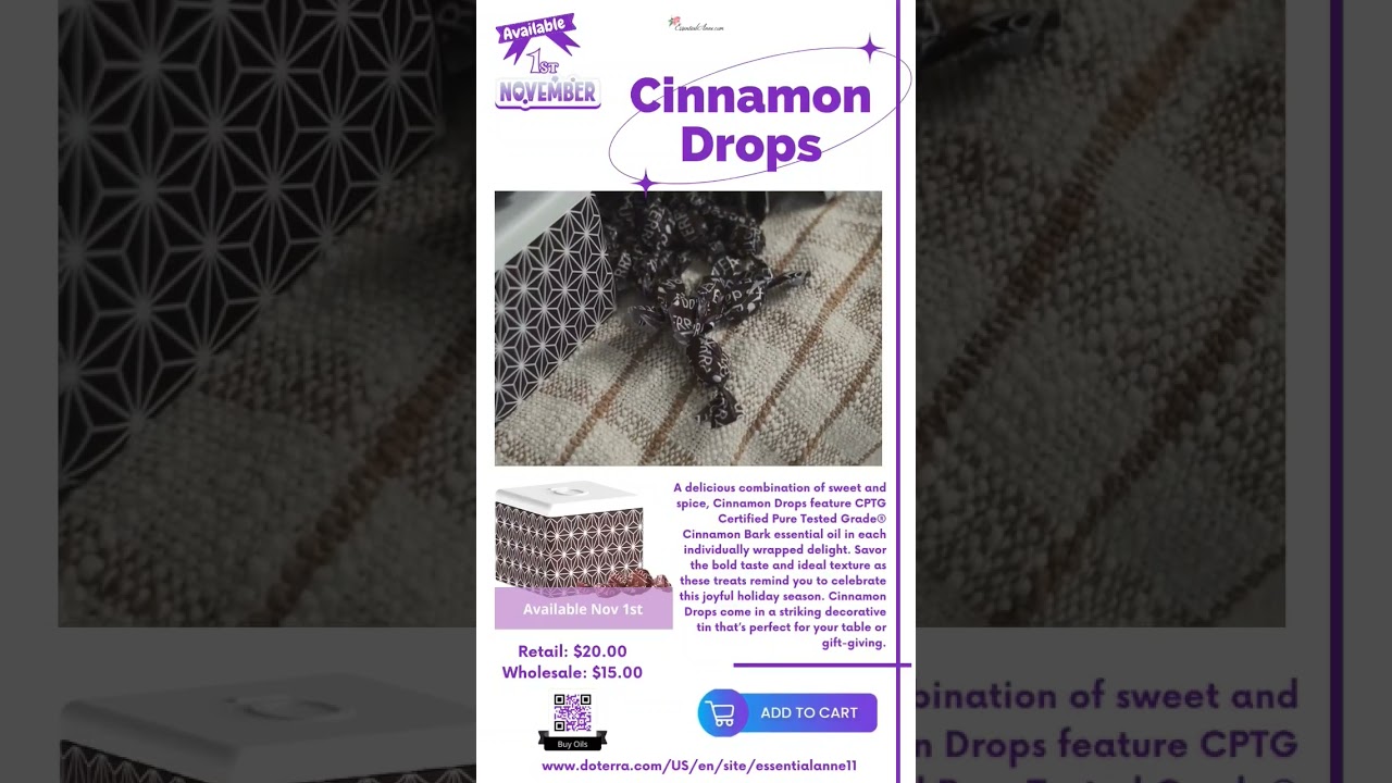 Experience the Warm Embrace of Cinnamon – Delight in the Magic of Cinnamon Drops!