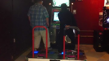 Me and Justin Round 2 of DDR Extreme Crash