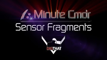 1 Minute Cmdr Sensor Fragments - Elite Dangerous