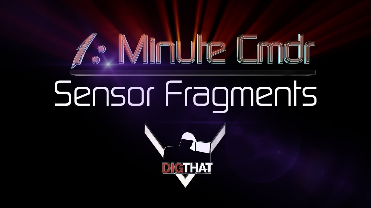 1 Minute Cmdr Sensor Fragments Elite Dangerous YouTube
